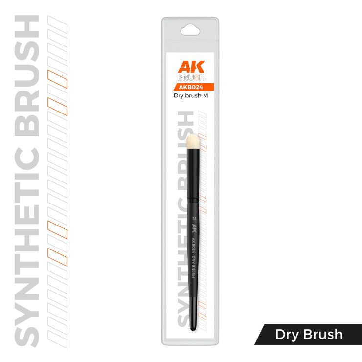 AK Interactive Synthetic Dry Brush - M