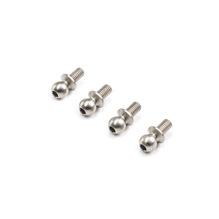 Team Losi Racing Ball Stud, Low Mount, 4.8 x 5mm (4)