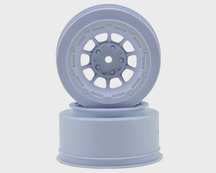 J Concepts 12mm Hex Hazard Short Course Wheels (White) (2)