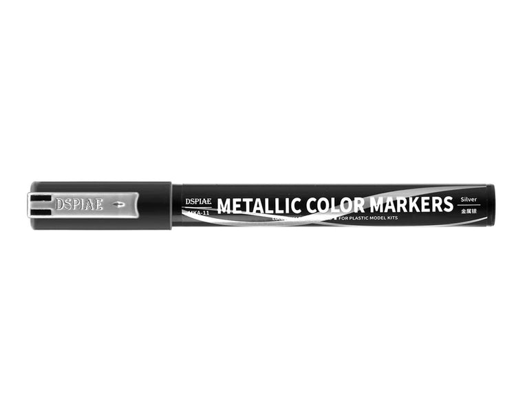 DSPIAE Super Metallic Color Markers - Silver