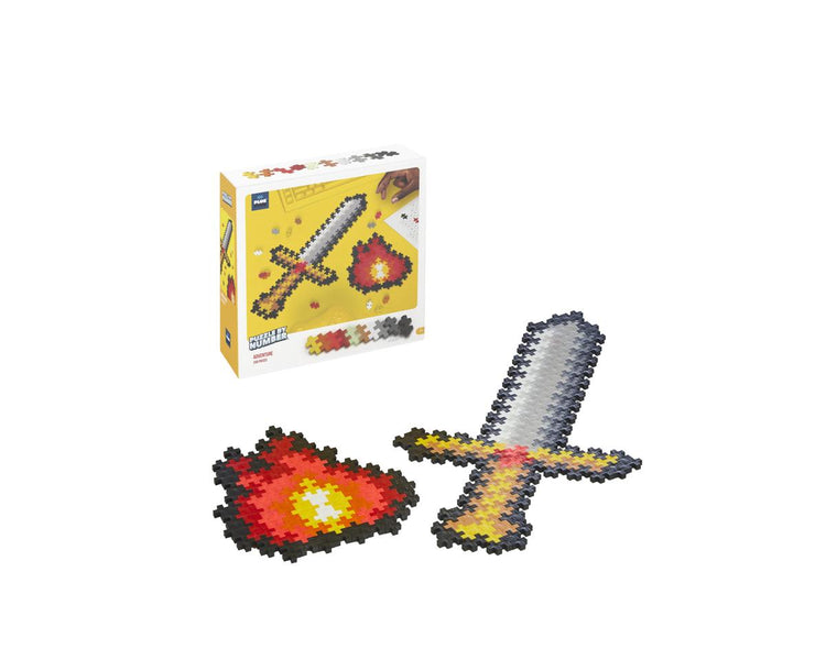 Plus-Plus Puzzle By Number (Adventure) (250pcs)