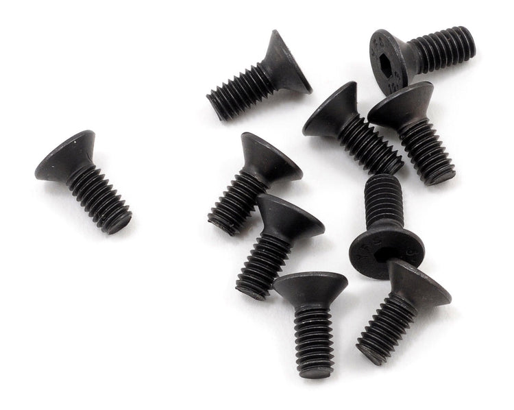 Serpent 4x10mm Flat Head Screw (10)