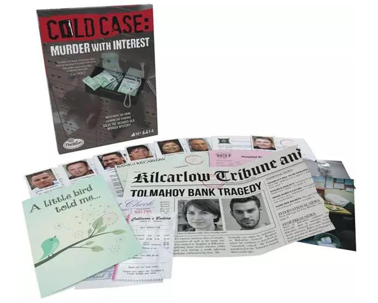 Thinkfun Cold Case: Murder With Interest Mystery Game