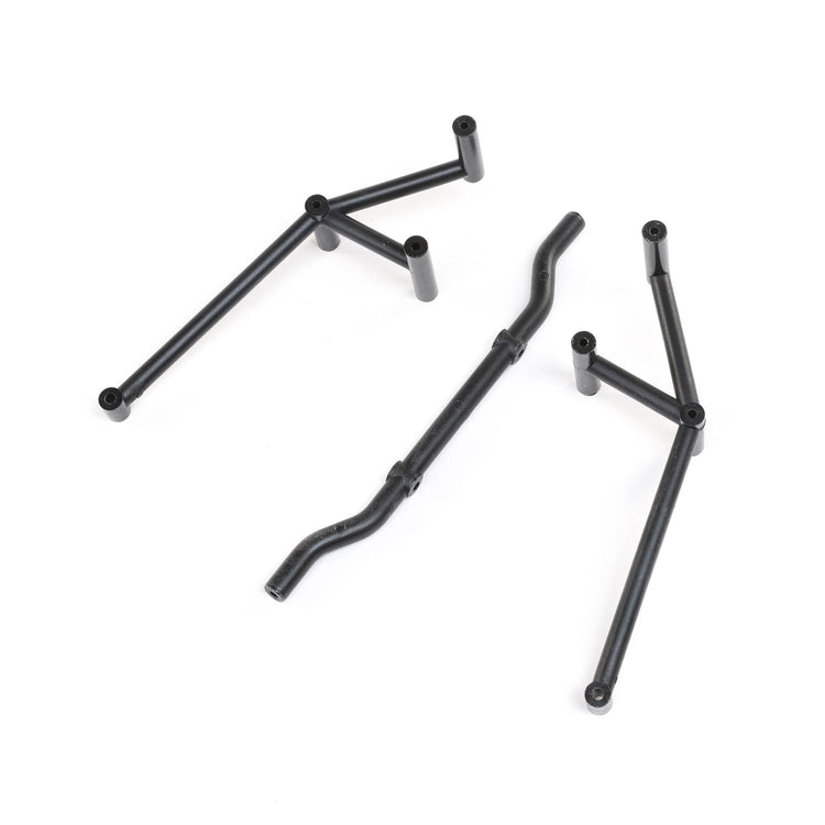 Losi Rear Cage Body Support, Black: Lmt Mega