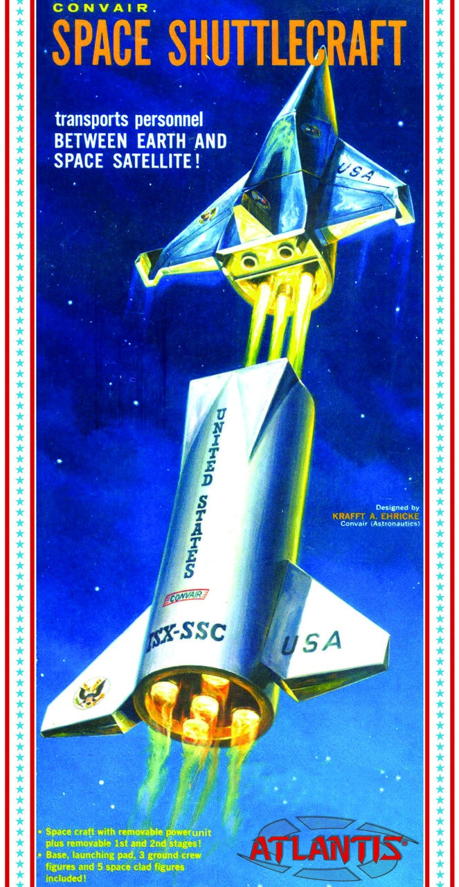 Atlantis Models 1/150 Convair Shuttle Craft Space Ship Plastic Model Kit