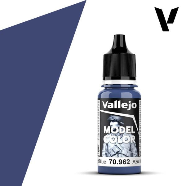 Vallejo 18ml Bottle Flat Blue Model Color 70962