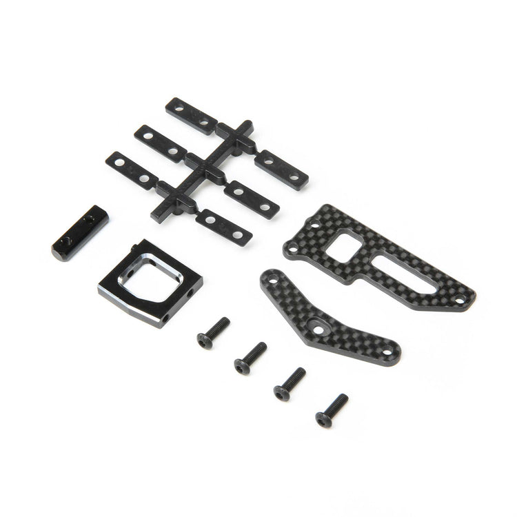 Team Losi Racing Servo Mount Set, V2: 22X-4