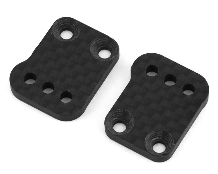 XRAY XB8 Aluminum Rear Upright Graphite Extensions (2)