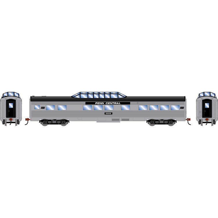 Roundhouse HO RND Streamline Dome Car, PC #9000