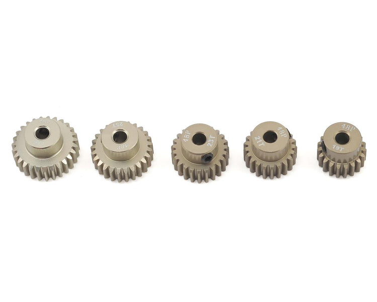 Ruddog 5-Pack 48P Aluminum Pinion Gear Odd Pack (19,21,23,25,27T)