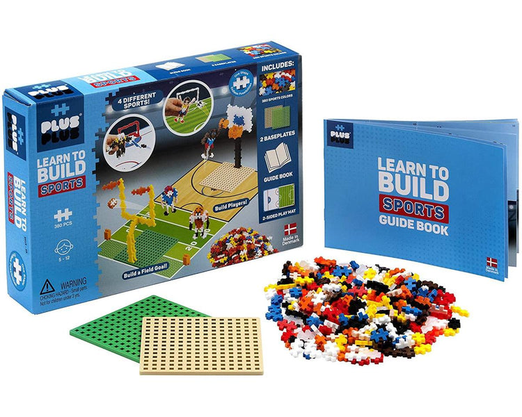 Plus-Plus Learn To Build Sports 3D Puzzle Set (380pcs)