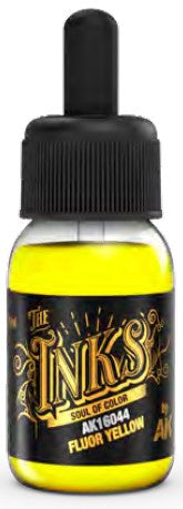 AK Interactive The INKS Fluor Yellow 30ml