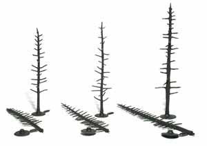 Woodland Scenics Pine Tree Armatures, 4"-6" (44)