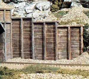 Woodland Scenics N Retaining Wall, Timber (6)