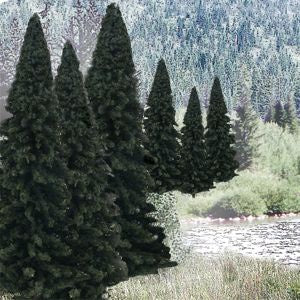 Woodland Scenics Ready Made Trees Value Pack, Evergreen 2-4" (18)