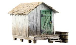 Woodland Scenics N Built-Up Wood Shack