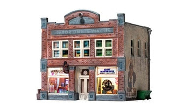 Woodland Scenics O Records & Recruiting Building