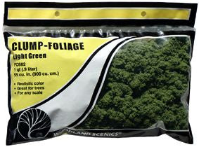Woodland Scenics Clump Foliage Bag (Light Green)