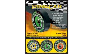 Pine Car Green Snake Wheel Flare