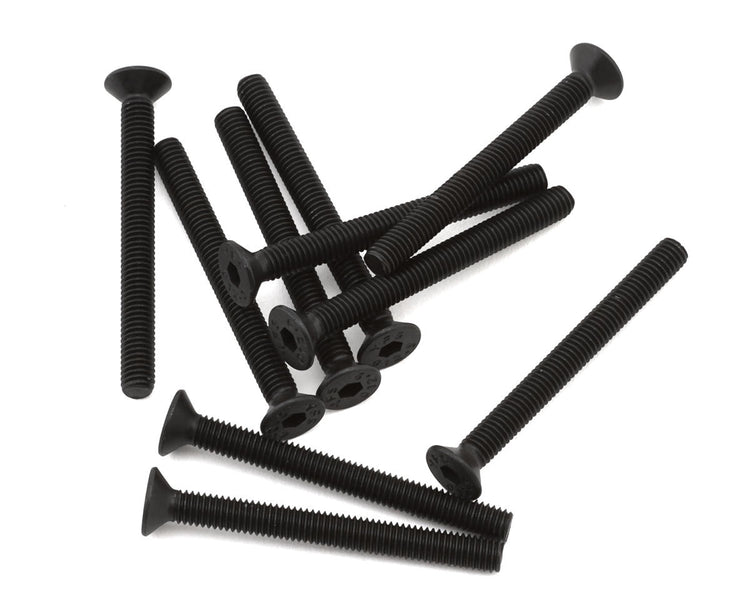 EcoPower 3mm "High Strength" Steel Flat Head Screws (10) (3x30mm)