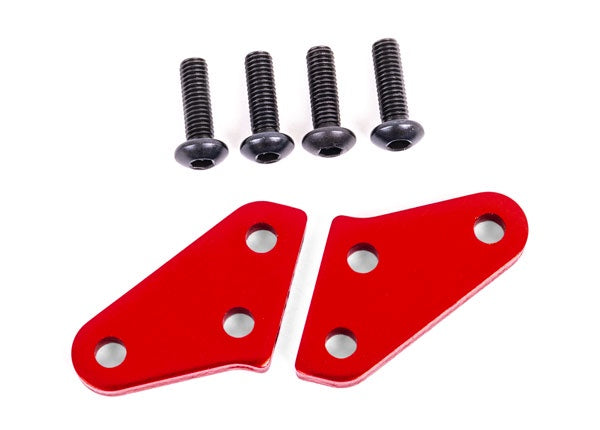 Traxxas Red Aluminum Steering Blocks Arms (L&R)