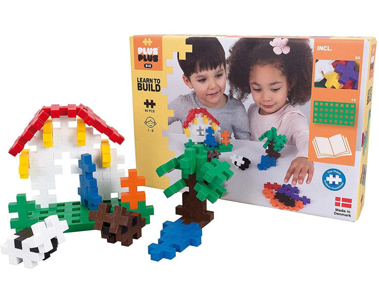Plus-Plus Learn To Build Big 3D Puzzle Set (60pcs)