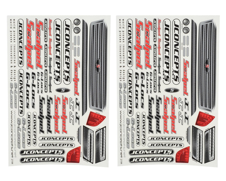 J Concepts Scalpel Decal Sheet