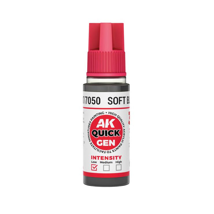AK Interactive Quick Gen - Soft Black 18 ml
