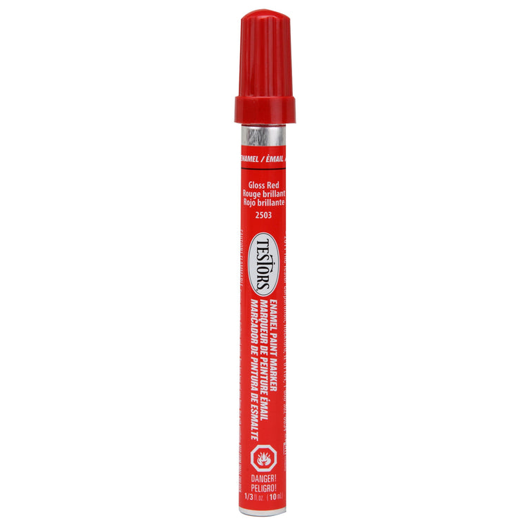 Testors TSTRS MRKR Red Enamel PNT Marker
