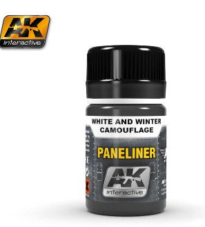 AK Interactive Paneliner For White And Winter Camouflage 35ml