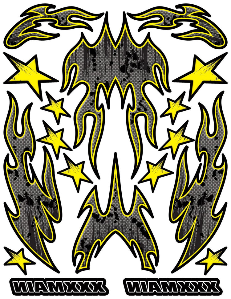 XXX Main Racing Carbon Fire Internal Graphic