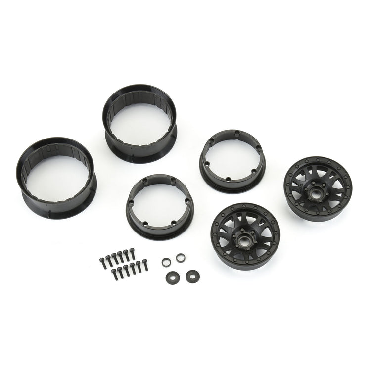 ProLine 1/10 Impluse F/R 2.2 12Mm Crawler Whls (2) Black