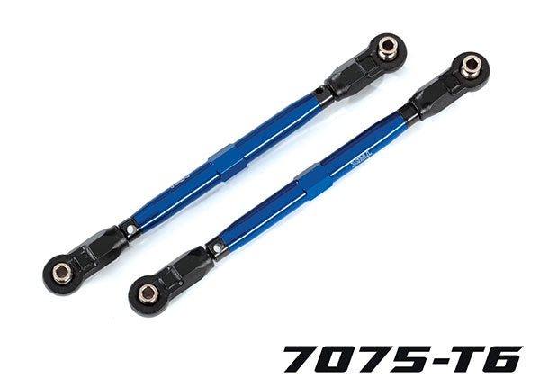 Traxxas WideMaxx TUBES Blue Aluminum Toe Links (2)