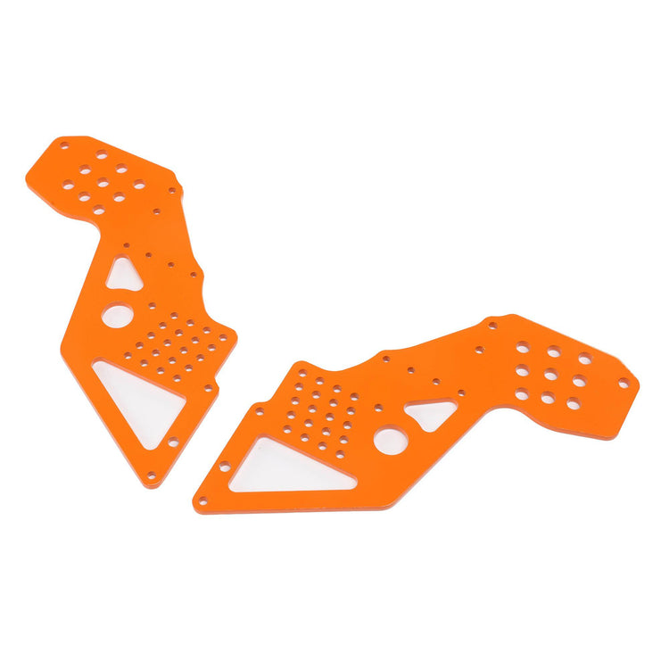 Losi Front Chassis Plate, Orange (2): Lmt Mega Bh