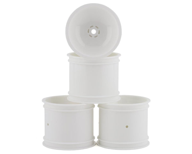J Concepts 12mm Hex 2.2" Super Dish Front Wheel (White) (4)