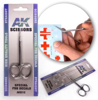 AK Interactive Scissors Straight (Special Decals and Paper)