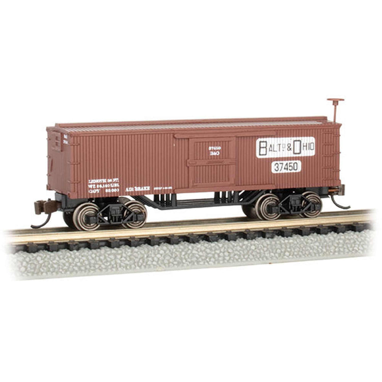 Bachmann N Scale Old Time Box Car B&O