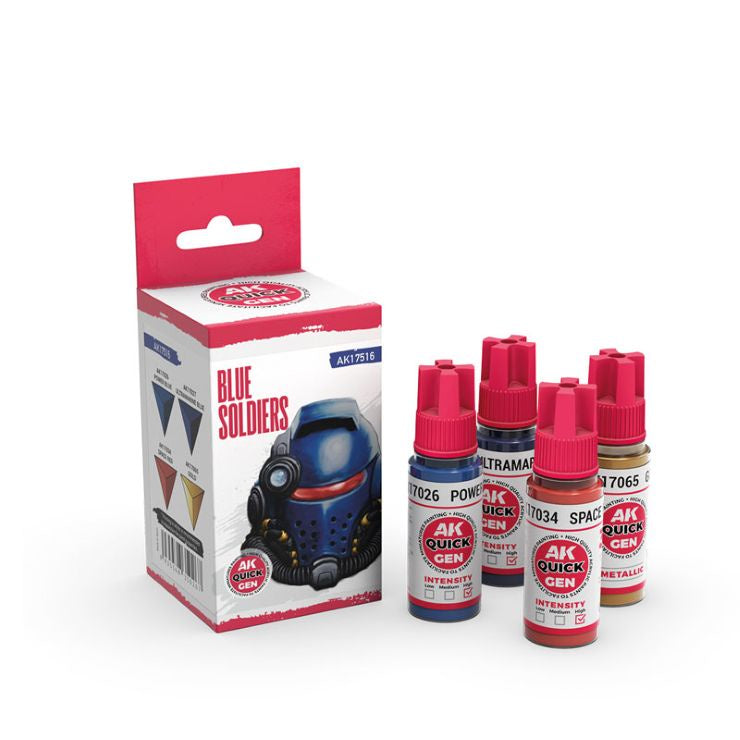 AK Interactive Quick Gen - Blue Soldiers (Set)