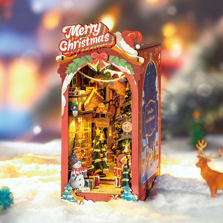 Robotime Christmas Street DIY Book Nook