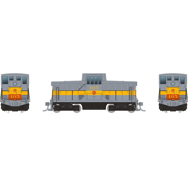 Rapido Trains HO GE 44 Tonner DC/Silent NYO&W Grey #103