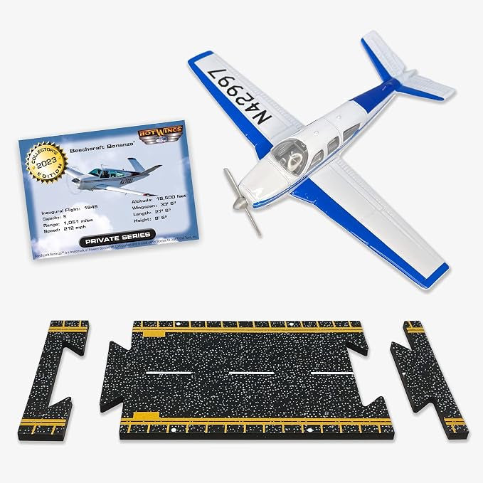 Hot Wings Beechcraf T Bonanza White