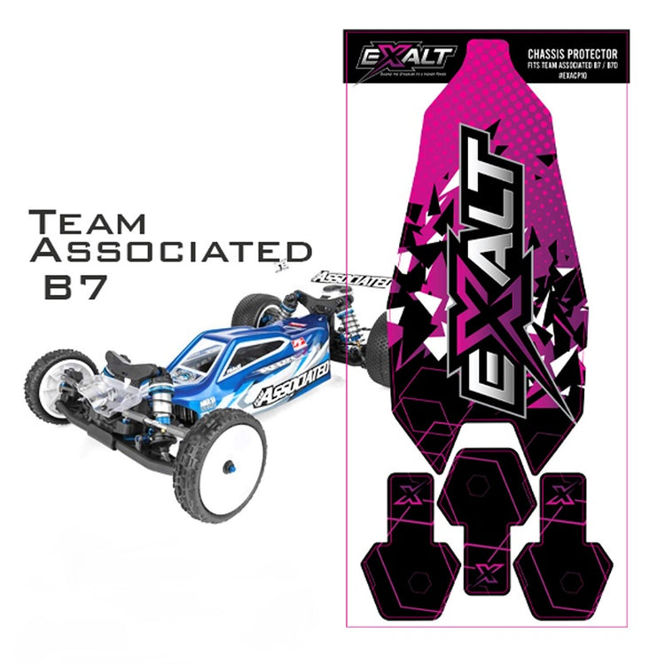Exalt Chassis Protector Skins, for AE B7 D/C