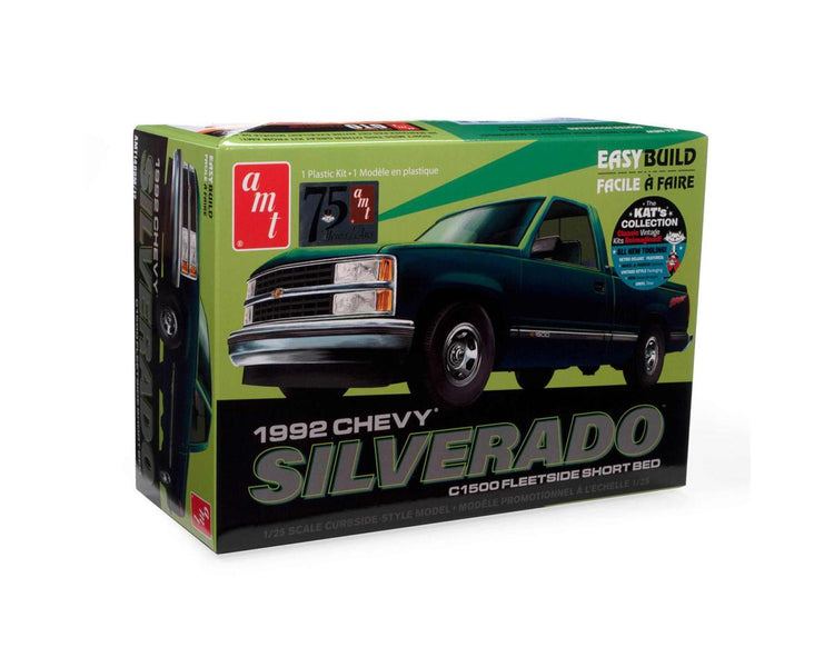 AMT By Round 2 1/25 92' Silverado Shortbed Fleetside Easy Build