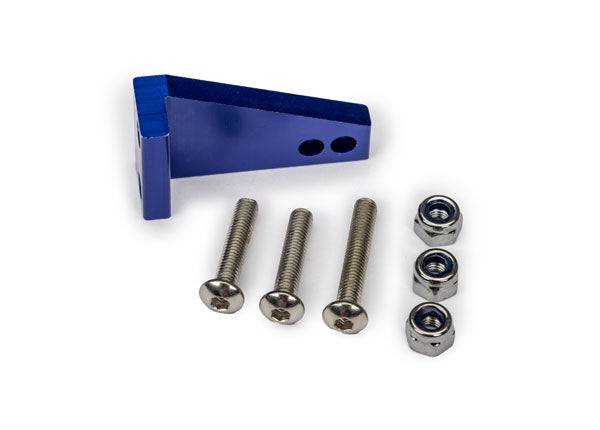 Traxxas Blue Aluminum Rudder & Hardware
