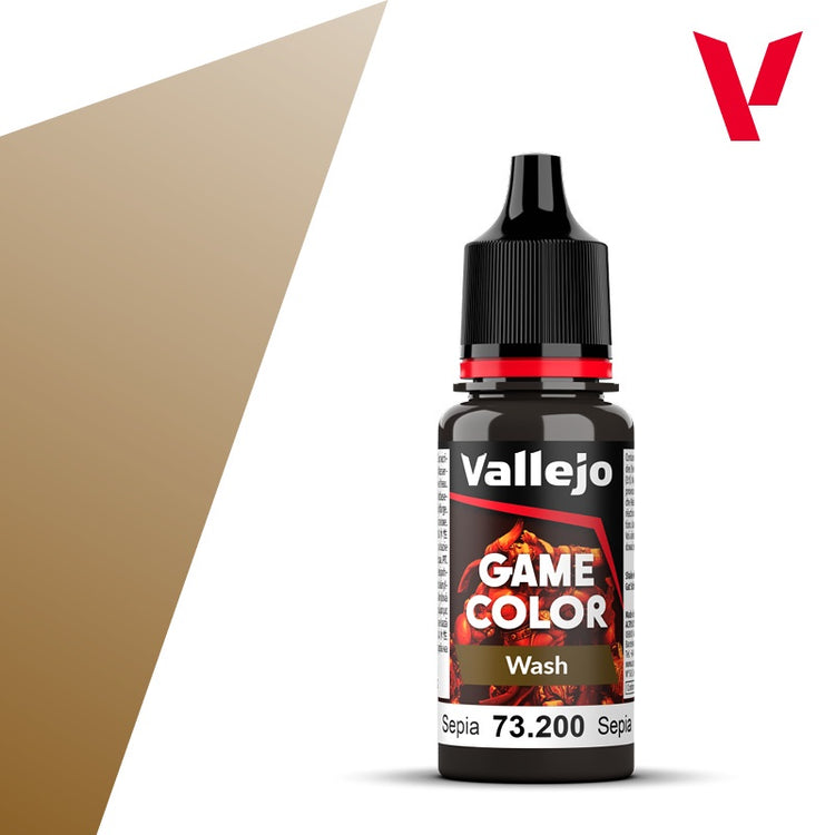 Vallejo 18ml Bottle Umber Wash Game Color 73203