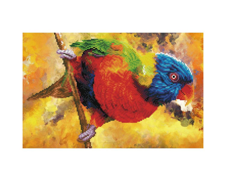 Needle Art World Rainbow Perch Diamond Dotz Art Kit