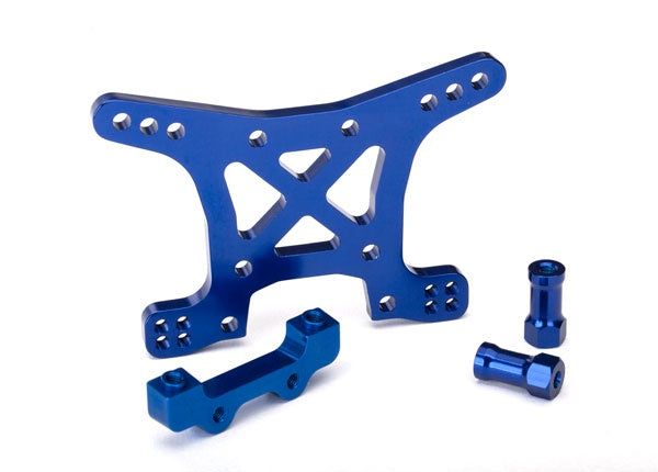Traxxas Blue Aluminum Front Shock Tower & Hardware