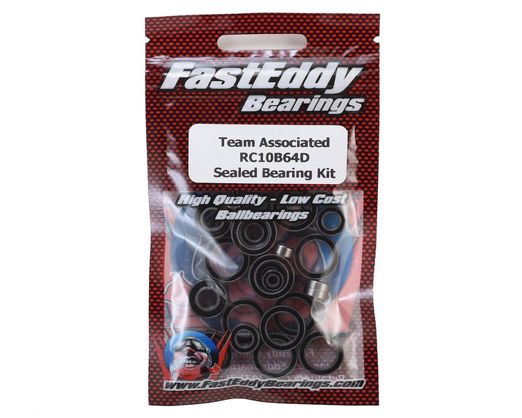 Fast Eddy Bearings Associated RC10 B64D Sealed Bearing Kit
