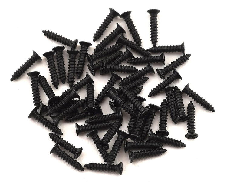 Sideways RC Scale Drift M1.2 Body Panel Screw (Black) (50)