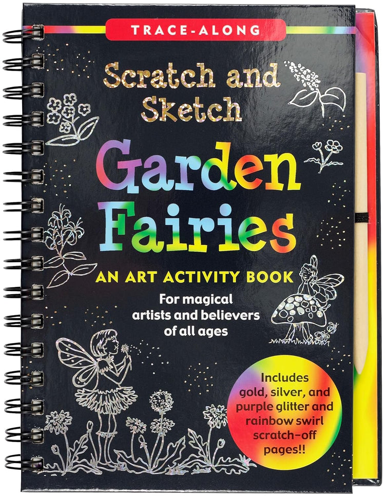 Peter Pauper Press Garden Fairies Scratch and Sketch